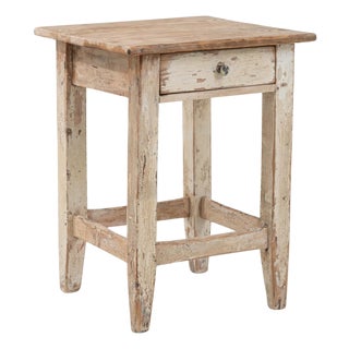 1900s Central European Wooden Stool For Sale