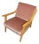 Mid-Century Modernist Easy Armchair in Light Wood, 1950s-1960s For Sale