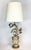 Gilt Lamp With 3-Dimensional Over-Scale Metal Flowers For Sale - Image 13 of 13