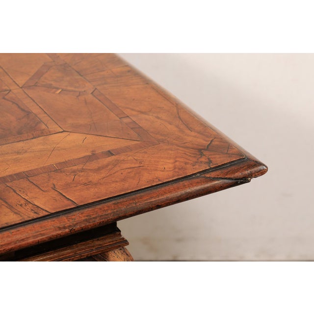 18th C. Italian Side Table W/ Inlay Veneers For Sale - Image 9 of 12