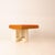 System table Unique piece, special commission, Circa 1970 White and orange lacquered wood Height 77 × Width 100 × Depth 81...