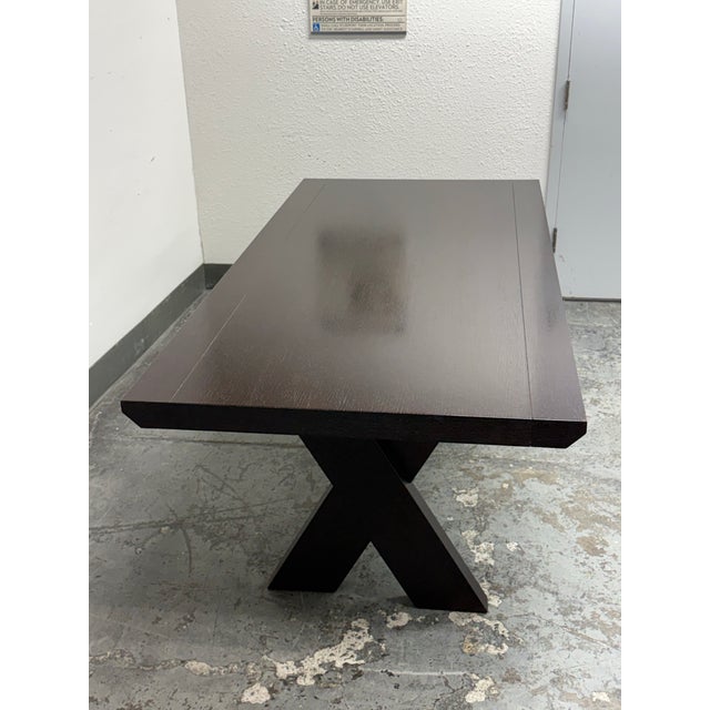 Design Plus Gallery presents the Buggata Dining Table from Promemoria. The rectangular Ancient Oak finish top displays...