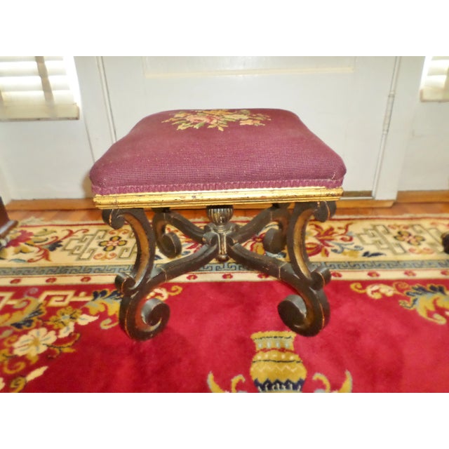 18th Century 1700s Antique Baroque Footstool For Sale - Image 5 of 12