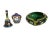 Chinoiserie Set of 3 Old Cloisonné Enamel Objects For Sale - Image 12 of 12