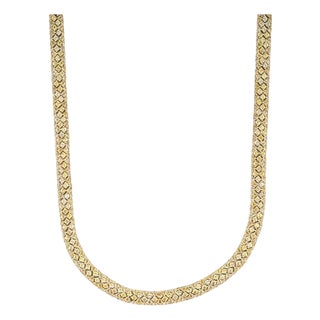 48.9 Ct Certified Yellow Sapphire Necklace in 925 Silver for Her For Sale