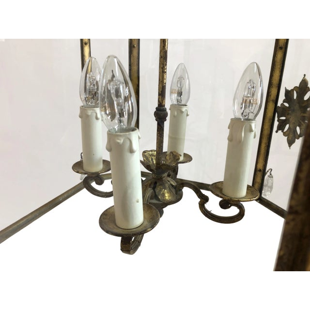 Antique French Ceiling Lamp, 1800s For Sale - Image 6 of 16