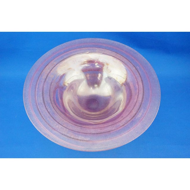 Iridescent Pink Murano Glass Vase from Seguso, 1900s For Sale - Image 9 of 18