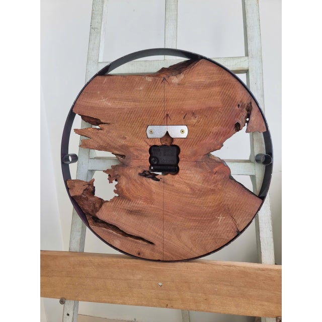 Orbit of Time – One-of-a-Kind Handcrafted Driftwood Wall Clock Sculpture For Sale - Image 14 of 18