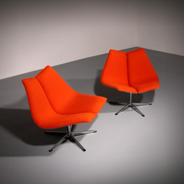 Montreal 67 Pavillon Chairs attributed to Christen Sørensen for Ebena-Lasalle, 1970s, Set of 2 For Sale - Image 12 of 12