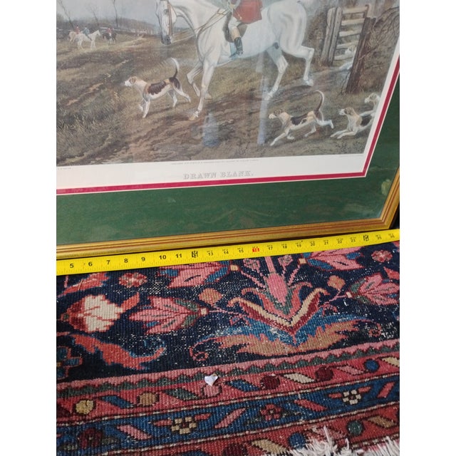 Vintage t.n.h. Walsh and e.g. Hester Engraving Fox Hunting Print “Drawn Blank” For Sale - Image 11 of 11