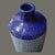 Late 20th Century Vintage Spanish Blue & White Glazed Heavy Earthenware Pottery Vase 10.75'' High For Sale - Image 5 of 7
