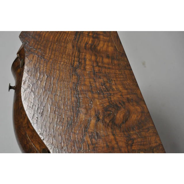 Small Italian Jewelry Chest Burl Olive Wood French Louis XV Style Bombe Commode For Sale In Philadelphia - Image 6 of 10