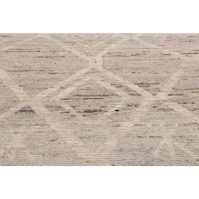 Early 21st Century Organic Modern Moroccan Rug, 10'05 X 14'00 For Sale - Image 5 of 10