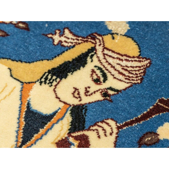 Vintage Isfahan Rug For Sale - Image 6 of 9