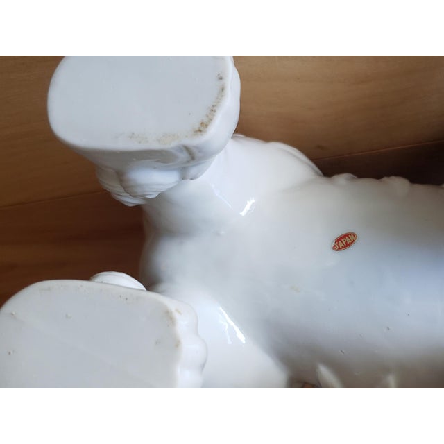 Vintage Blanc De Chine Foo Dogs | Chinese Porcelain Guardian Lions Pair For Sale - Image 12 of 12