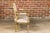 Wood French Directoire Settee with Painted Garlands, Upholstery and Diamond Motifs For Sale - Image 7 of 12