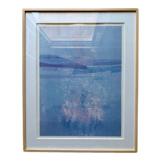 1980s Original Gerald Brommer Monotype Print Landscape Series 9 Signed Framed For Sale