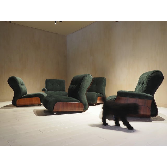 Wood Mid-Century Modular Sofa Set, 1960, Set of 5 For Sale - Image 7 of 18