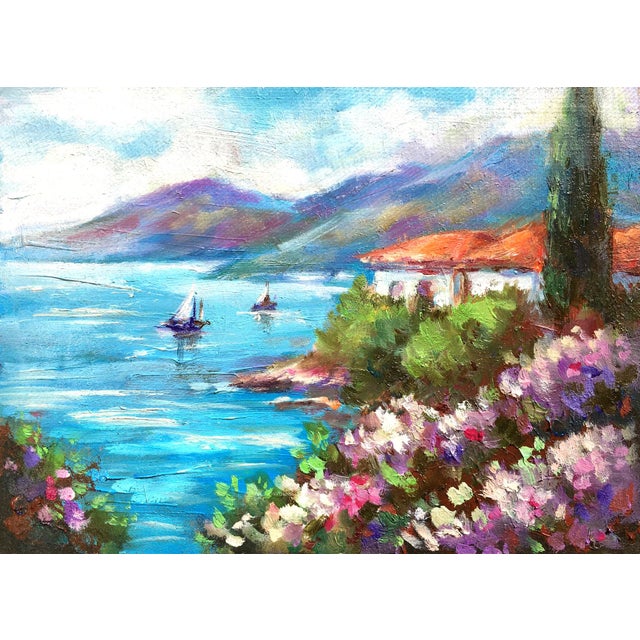 Hello, My name is Valeriya Serova, I am a professional artist. This is an original painting. This landscape captures the...