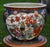 Vintage Satsuma Style Ceramic Fish Bowl Planter Birds Floral Gold Gilt Large For Sale - Image 17 of 18