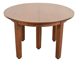 L. & J. G. Stickley Antique Mission Oak Arts & Crafts Extension Dining Table, Newly Refinished