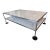 Mid 20th Century Style Marble + Steel Coffee Table For Sale
