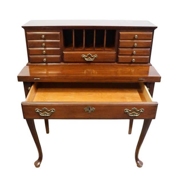 Thomasville Furniture Collector's Cherry Traditional Style 34" Secretary Desk 10131-655 For Sale - Image 9 of 16