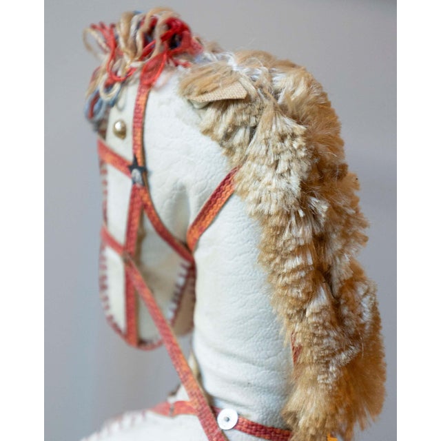 French Decorative Horse in Moleskin with Saddle and Harness, 20th Century For Sale - Image 15 of 16