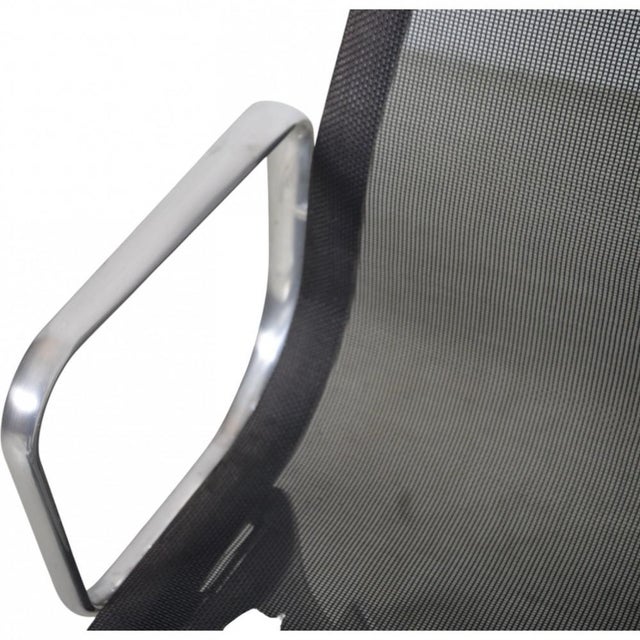 2000 - 2009 EA-108 Chair in Black Mesh and Aluminium by Charles Eames, 2000s For Sale - Image 5 of 17