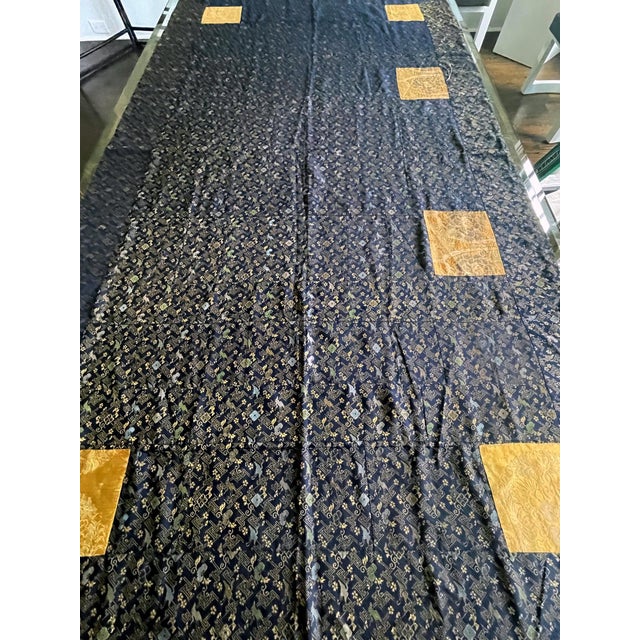 Textile Japanese Monastery Robe Patchwork Kesa with inscription Edo Period For Sale - Image 7 of 14