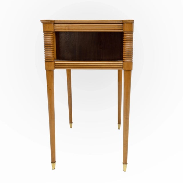 1950s Mid-Century Modern Italian Maple Console Table in the style of Pierluigi Colli, 1950s For Sale - Image 5 of 8