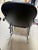 1970s Hollywood Regency Chrome & Black Leather Scroll Rocking Chair, Manner of Maison Jansen For Sale In Chicago - Image 6 of 7