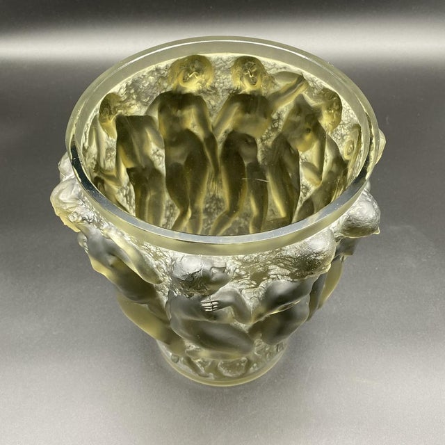 Bacchantes Vase in Gray Glass, 1924 For Sale - Image 13 of 16
