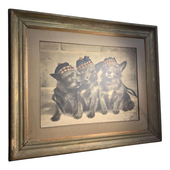 Lillian Cheviot, Scots Tried & True, 1917, Paper, Framed For Sale