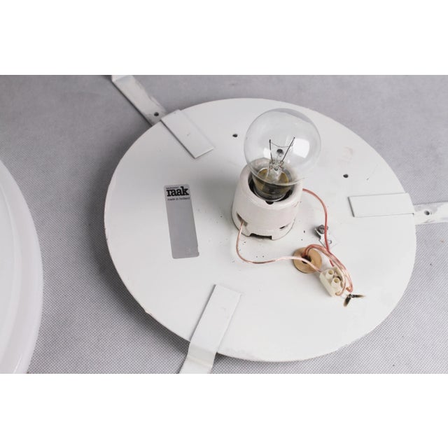 White Acrylic Ceiling Or Wall Lamp from Raak, 1970s For Sale - Image 11 of 14