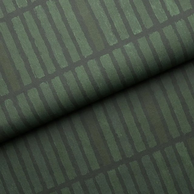 Schumacher Schumacher x Backdrop Wabi-Sabi Wallpaper in Moss For Sale - Image 4 of 6