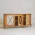 A French oak credenza from the 1940s, crafted in solid oak with a warm, honeyed tone and pronounced natural grain. The...
