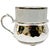 An exquisite set of four vintage Italian espresso/demitasse cups. Made in Italy by Fantin Argenti, each piece features a...