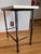 1960s Mediterranean Wrought Iron Marble Side / Occasional Table For Sale - Image 11 of 18