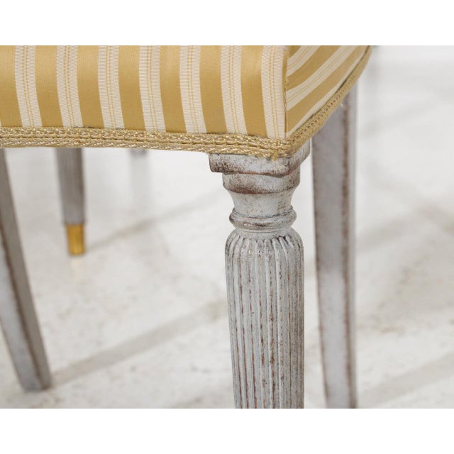 Gustavian Style Dining Chairs, Early 20th Century, Set of 6 For Sale - Image 5 of 9