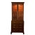 Traditional 1980s Henredon 18th Century Portfolio Collection Illuminated Butler's Chest - Secretary Desk With Display Cabinet/Shelves For Sale - Image 3 of 18