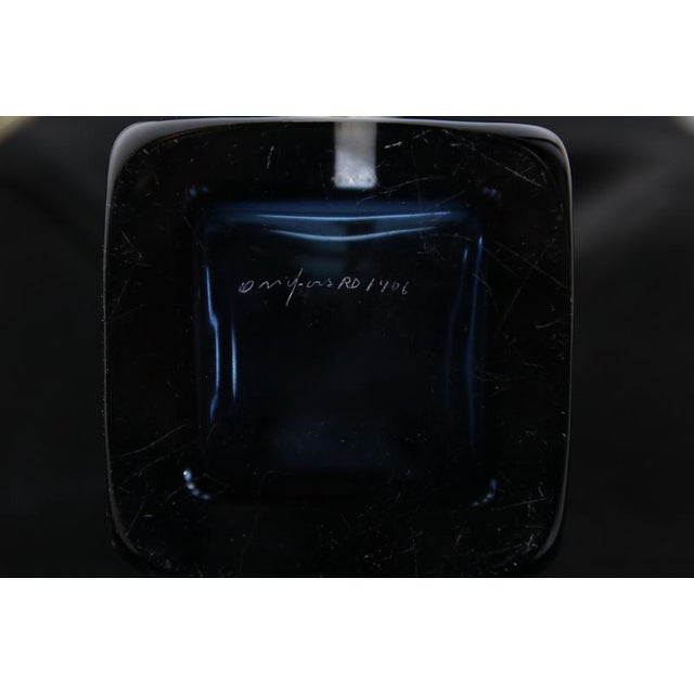 Mid-Century Modern Blue Crystal Table Lamp by Carl Fagerlund for Orrefors, 1960s For Sale - Image 3 of 5