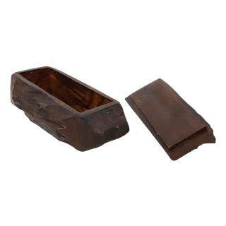 Vintage Box Made in Palofierro Wood For Sale