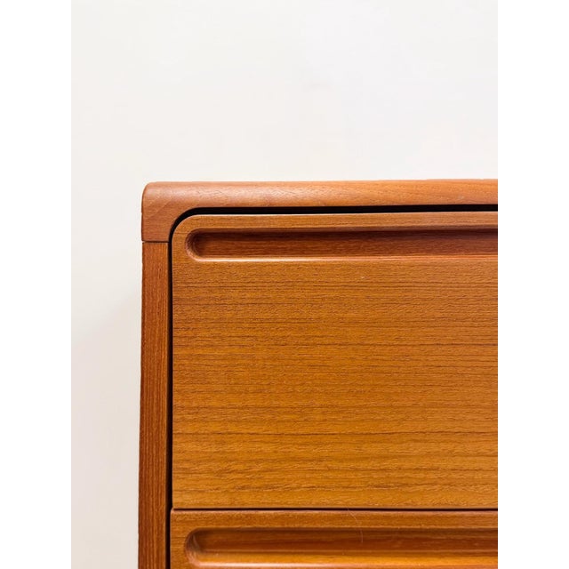 Teak Mid-Century Danish Dresser Torring Mobelfabrik Three Drawer Soft Close For Sale In Tampa - Image 6 of 10