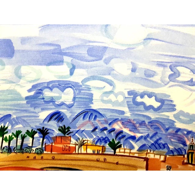 Wood Raoul Dufy (after) - Landscape - Lithograph 1965 For Sale - Image 7 of 8