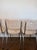 Set of 4 Vintage Chrome Dinette Chairs – Tan & Cream Tiger Chenille For Sale - Image 4 of 8