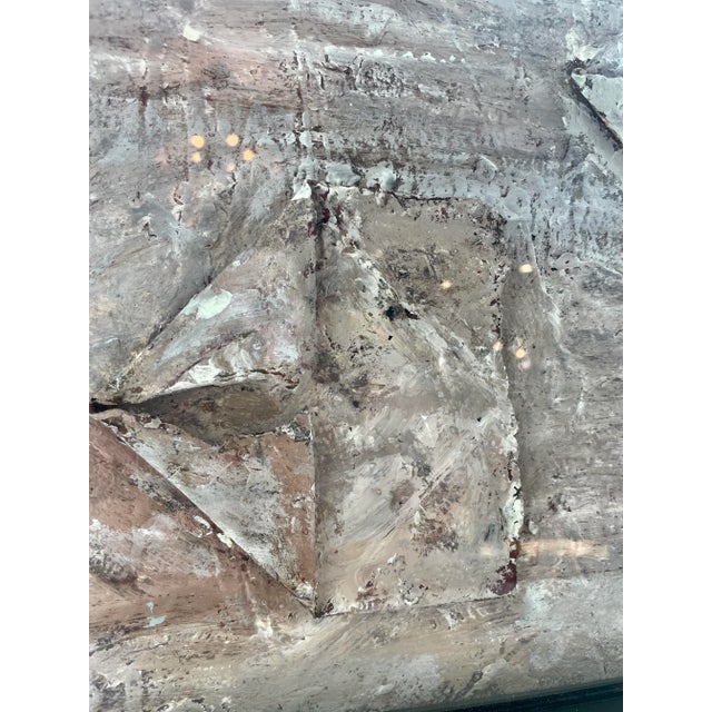Contemporary Contemporary Abstract Mixed-Media Wall Sculpture For Sale - Image 3 of 6