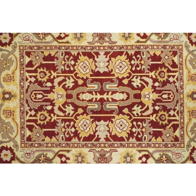 Traditional Oushak Rug 4'1'' X 6'1'' For Sale - Image 3 of 10
