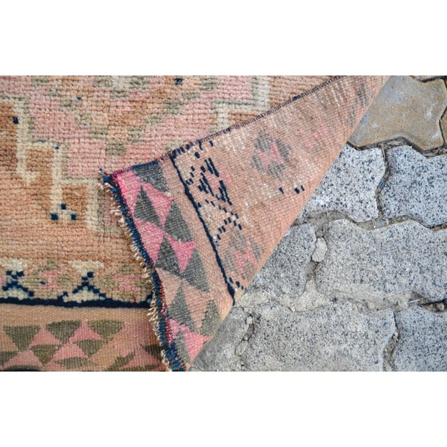 Vintage Hand Knotted Bohemian Runner For Sale - Image 4 of 11