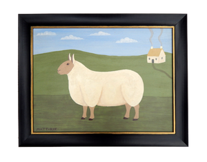 Matt Rix, Ivy, 2000s, Oil Painting on Board, Framed